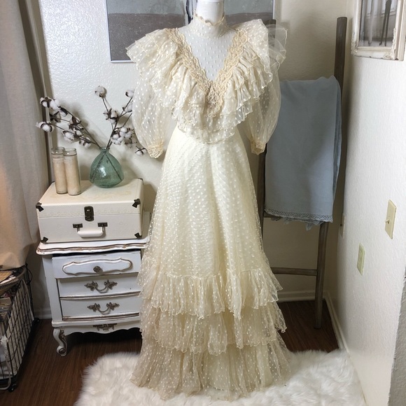 Vintage Dresses & Skirts - Vintage Victorian inspired dress